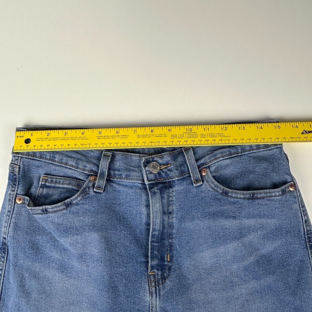 Levi's Jeans Womens 8 30x25 Signature Boyfriend Heritage Cropped High Rise Blue - Picture 10 of 15